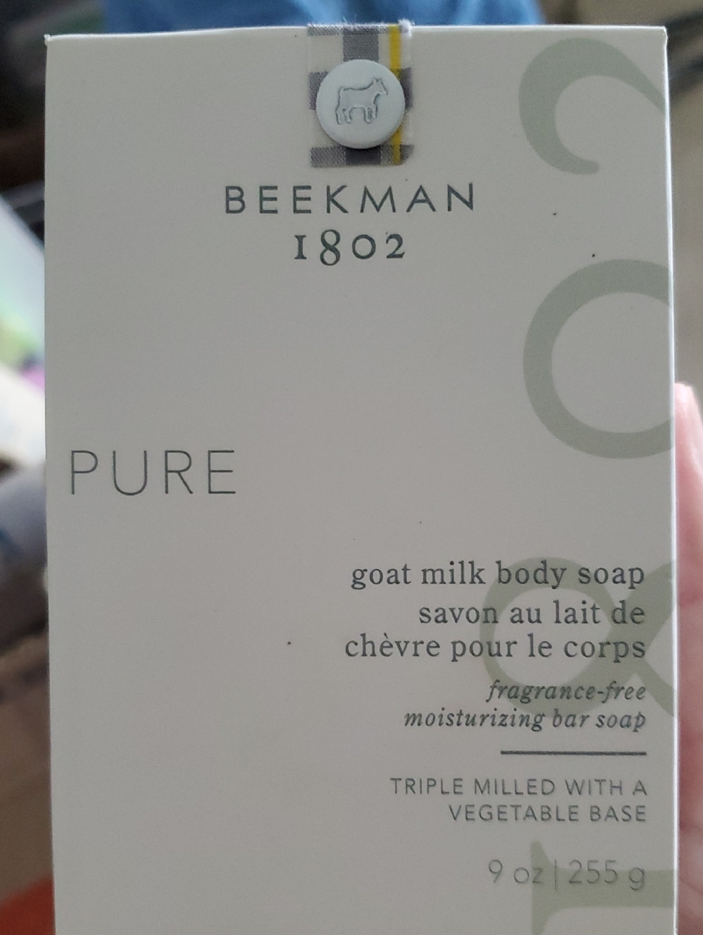 Beekman 1802 Pure Goat Milk Body Soap - Cream and Sage Accents